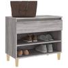 Shoe Rack Gray Sonoma 70x36x60 cm Engineered Wood