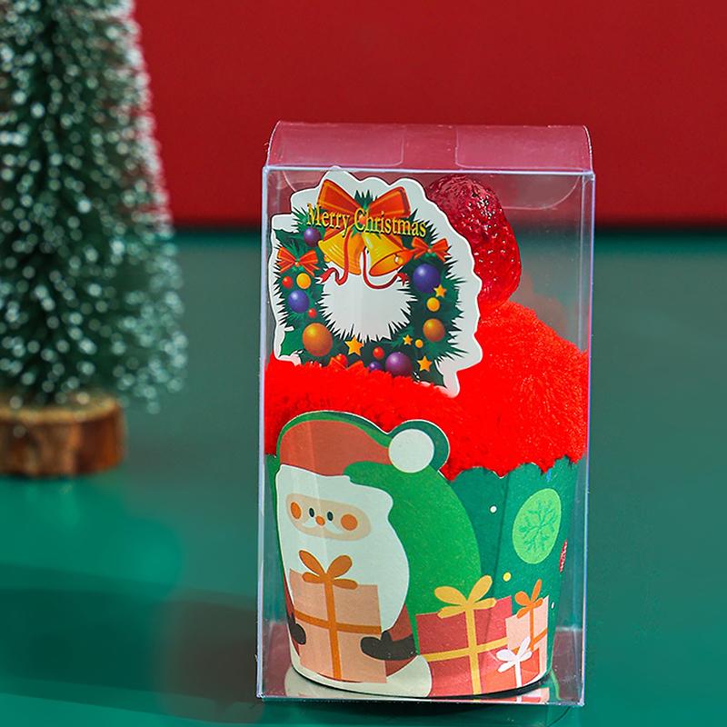 

Christmas Christmas Gift Bathroom Supplies Handkerchief Comfortable Christmas Atmosphere Cute Towel Kitchen 30x30cm