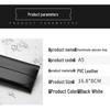 Stylish Black Leather Glasses Case - Soft PVC Sleeve for Sunglasses