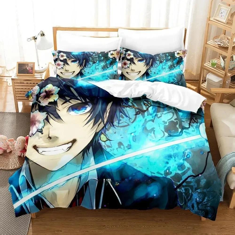 Trinity Seven Beding Set Single Twin Printed Bed Linen Set With Pilowcase Bed Soft Duvet Cover Soft Single Double Quen Super King-Sized Dimensionsd