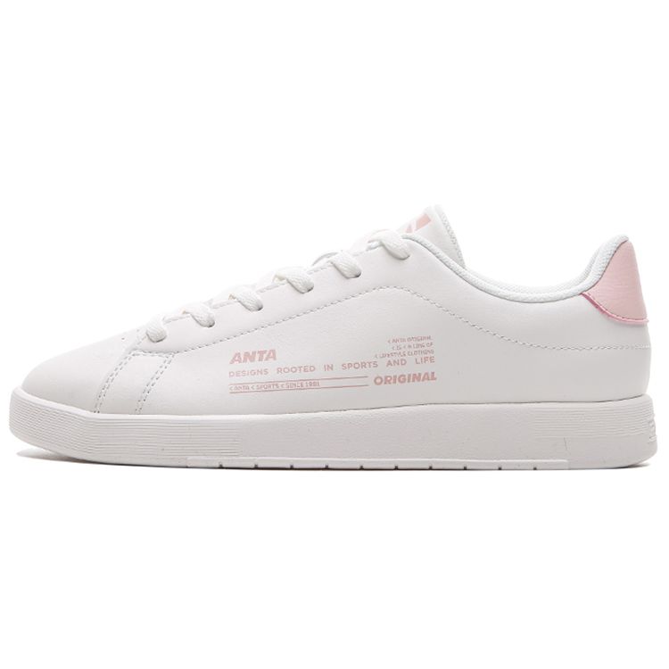 

Anta Leather Low-Top Casual Sneakers Women Sneakers Baby-Pink 122118065-4 36.5