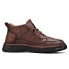 38-48 Mens Handmade Leather Boots Comfortable Ankle Boots for Men Casual Shoes Large Size Tooling Shoes