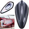 1X Carbon Fiber Surface Car Roof Shark Fin Decor Antenna Radio FM Signal Aerials