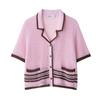 ZR Women's Summer 2025 Fashion Lapel Jacket & Shorts Set