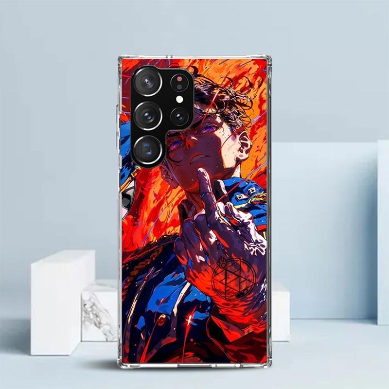 Anime F-ullmetal A-Alchemist Soft Cover for Samsung Galaxy S25 Edge S26 S24 S23 Ultra Phone Case S22 S21 Plus S20 FE Print Patte
