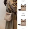 2025 New Autumn Winter Trendy Women's Bucket Bag Crossbody Genuine Leather Commuter High-end Single Shoulder Bag