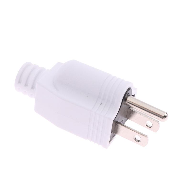 Us American 3 Pin 5-15P Ac Electrical Power Male Plug Adaptor Adapter Wire Rewireable Extension Cord Connector