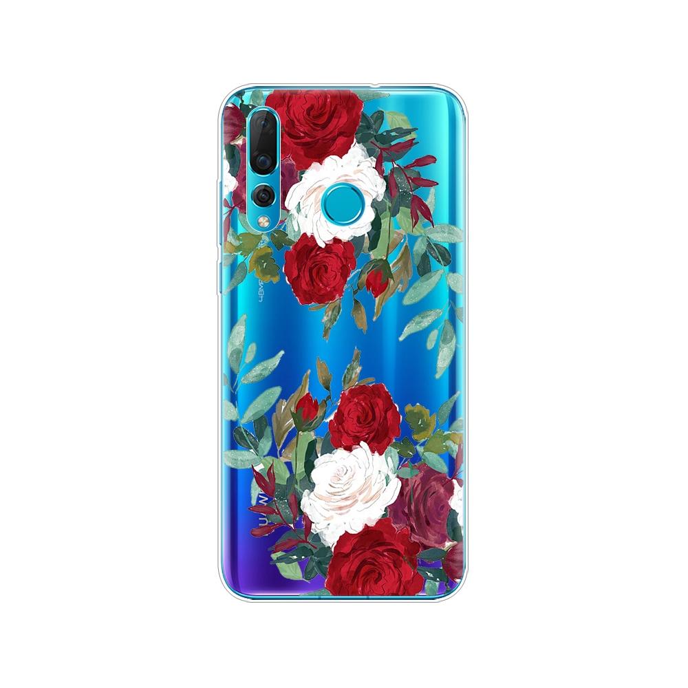 Mobile Silicon Phone Bag Case For Huawei Nova 4 4e Case Soft TPU Back Phone Cover For Nova4 nova4E Cover Protective Back Cover