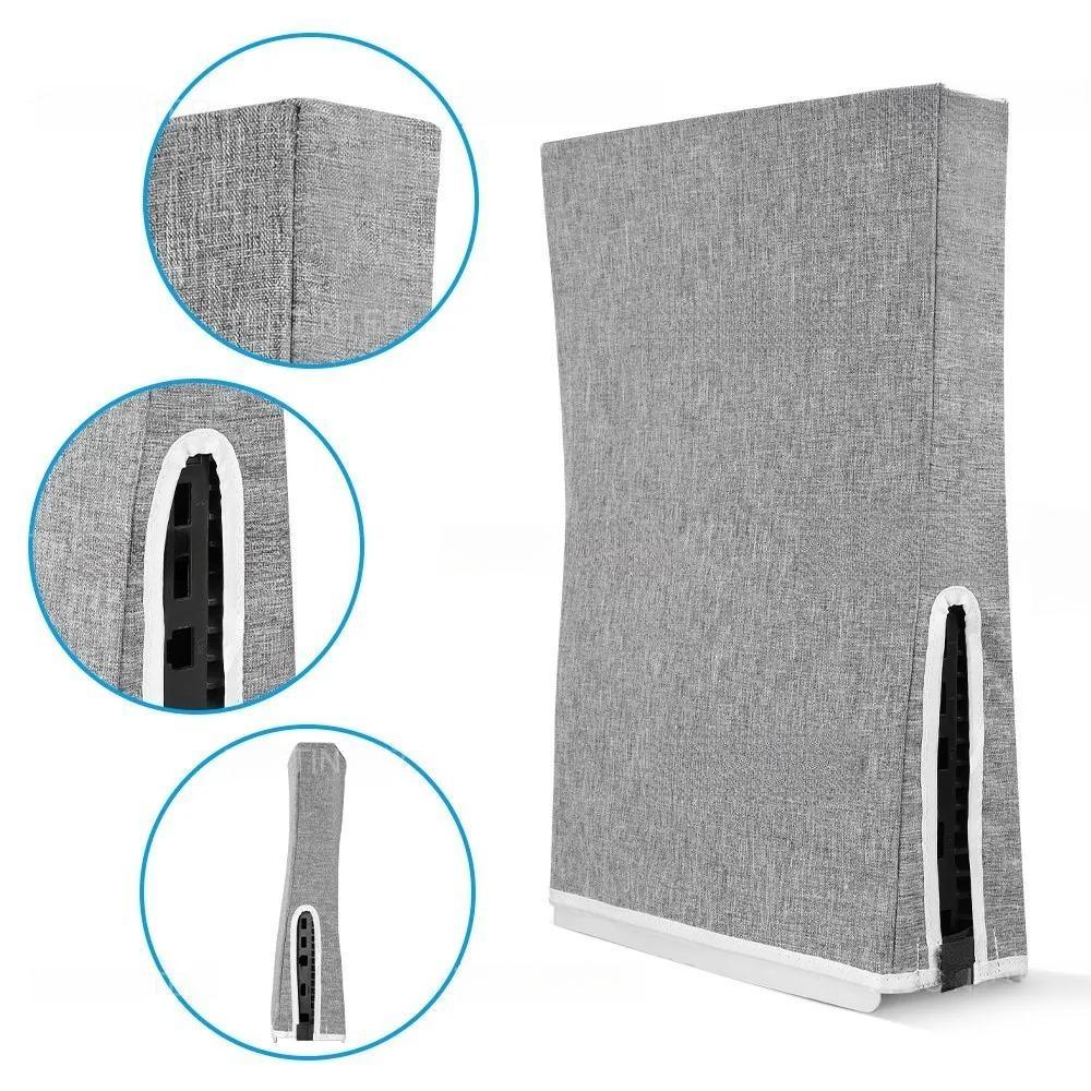 Capac de praf pentru consola PS5, capac de praf în mod vertical pentru consola PS5, pânză furnică, capac de praf pentru consolă de jocuri, rezistență la zgârieturi pentru accesorii PS5