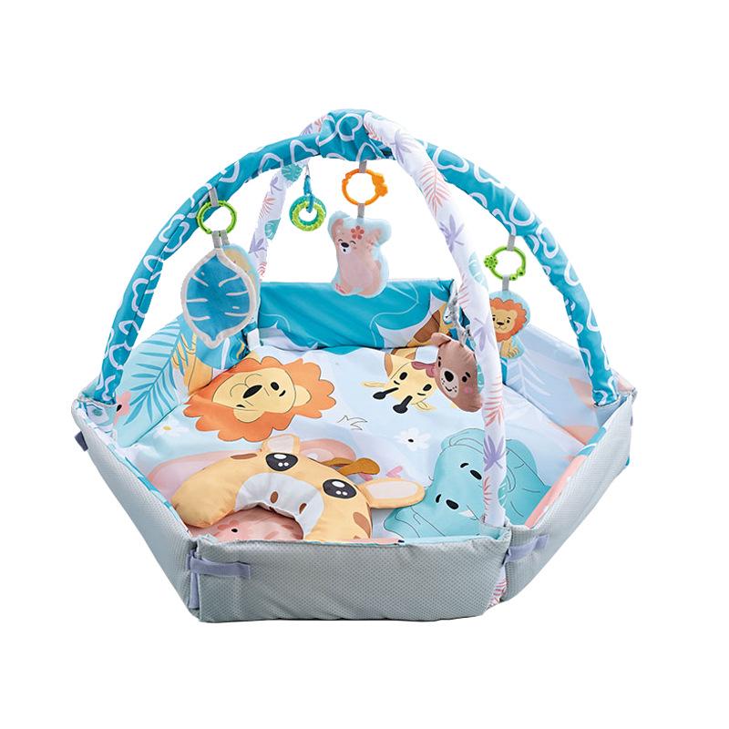 Sürünme Minderi ve Okyanus Top Havuzlu Büyük Kapalı Bebek Oyun Parkı