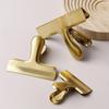 1pc/3pcs Snack Bag Clips, Stainless Steel Food Bag Sealing Clips, Long Tail Document and File Organizer Clips for Snacks