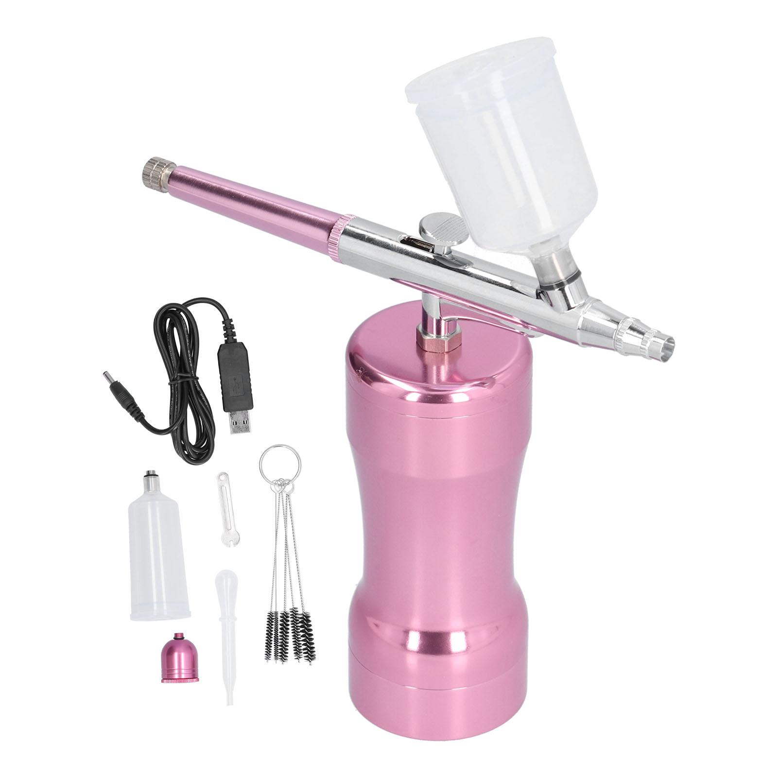 

Portable Airbrush Set G12 Pump 0.3mm Mini 7CC Spray Pen Airbrush Cleaning Kit 5V USB +7.4V Lithium