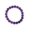 Natural Amethyst Bracelet with Deep Purple Translucent Beads - Women's Imitation Uruguay Crystal Bracelet
