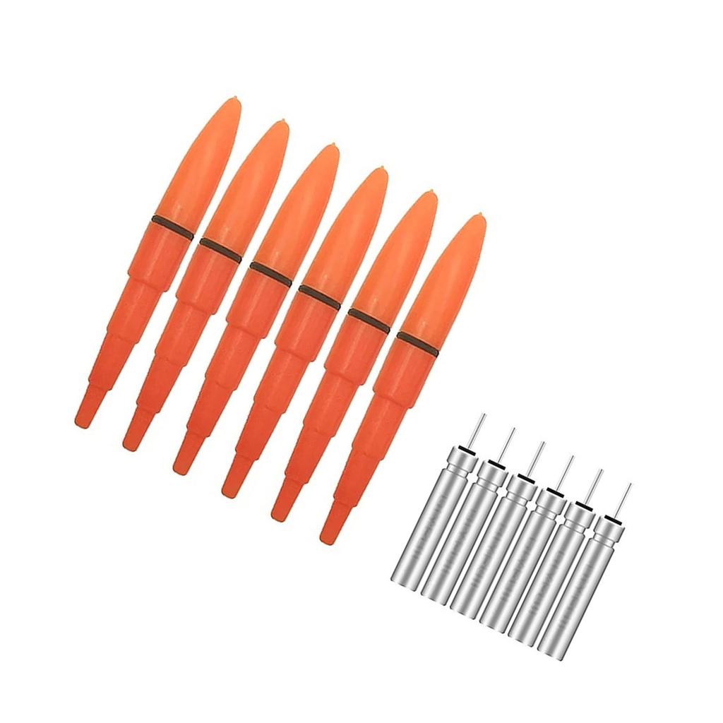 6 Stück Nachtangeln Leuchtstab LED Elektrischer Leuchtstab Angel Leuchtstäbe Nachtangeln Zubehör Werkzeug