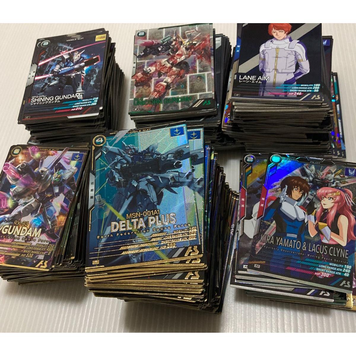 Used Mobile Suit Gundam Arsenal Base Card Bulk Sale Set
