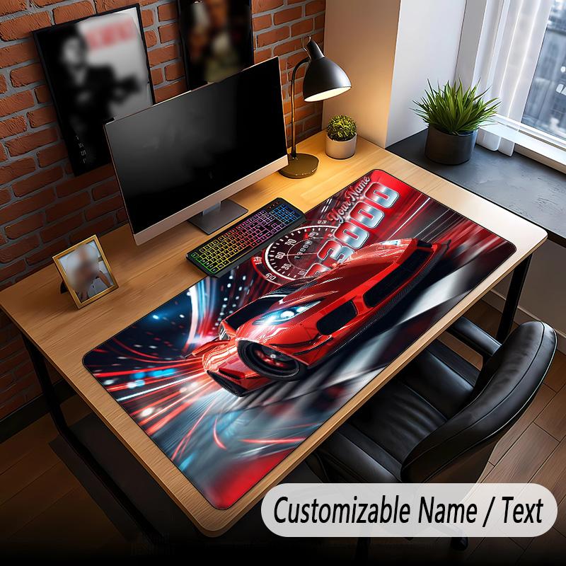 Fantasy Adventure Theme Custom Mouse Pad Personalized With Name Text Customized Desk Mat For Office Home Decor
