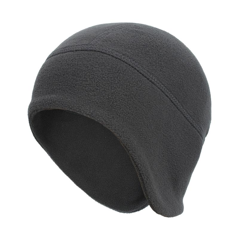 Winter Outdoor Warm Beanie Rocker Fleece Ear Protection Cap Windproof Coldproof Headwrap Hat Lined Hat Bicycle Riding Hat
