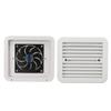 5V RV Side Vent Fan One Way Silent Wind Air Vent Ventilation Exhaust Fan for Caravan Motorhome Camper Yacht