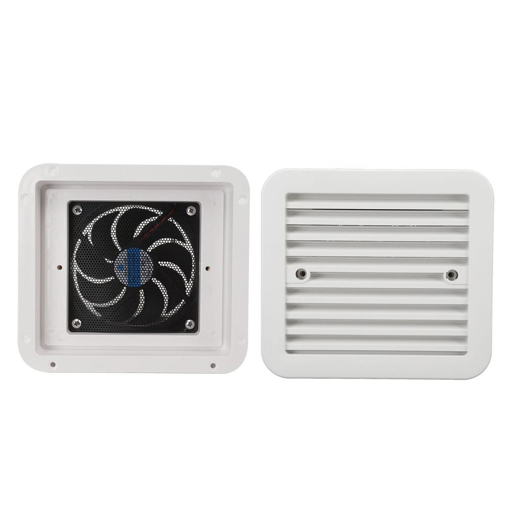 5V RV Side Vent Fan One Way Silent Wind Air Vent Ventilation Exhaust Fan for Caravan Motorhome Camper Yacht