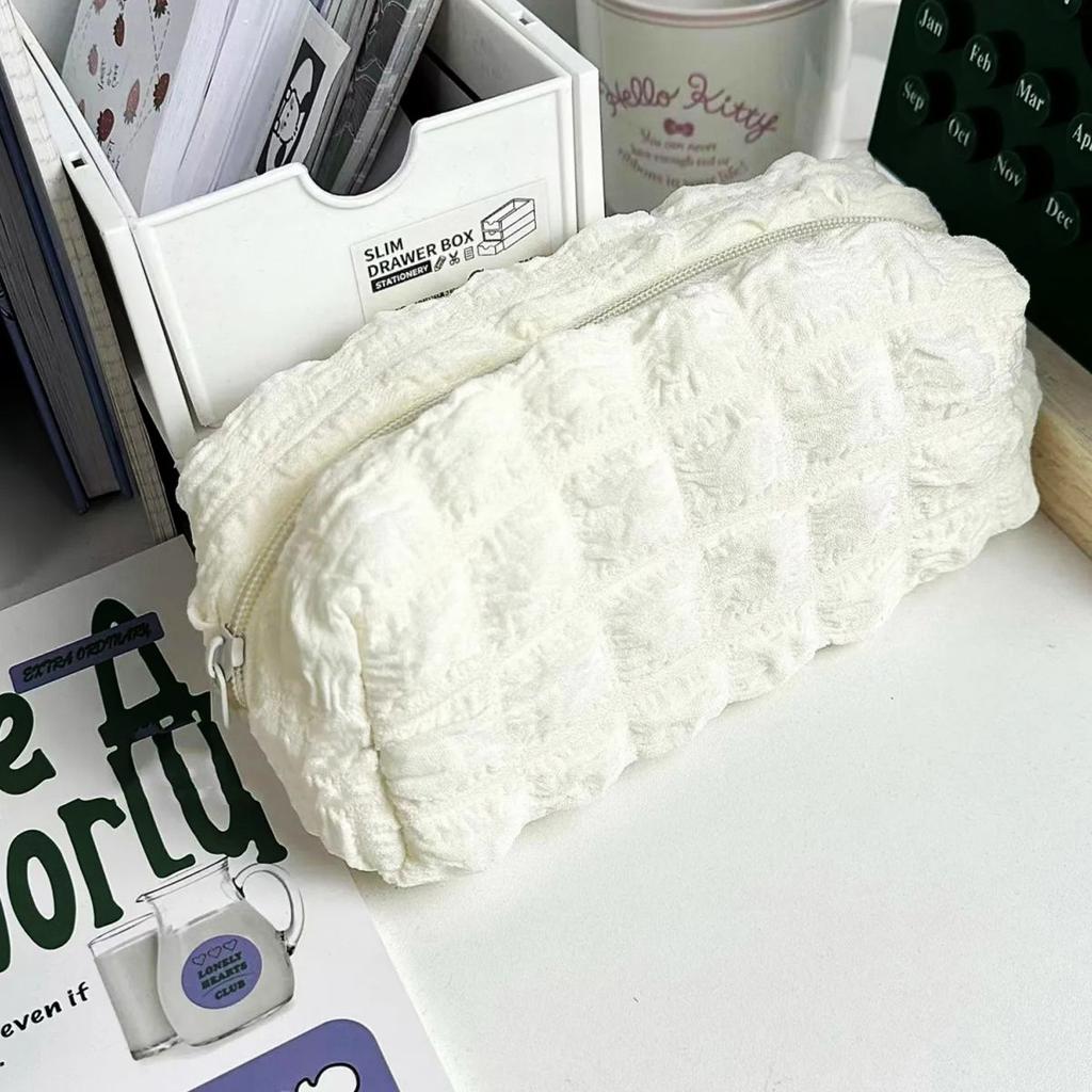Korean Stationery Polyester Pencil Pouch Pencil Case 23*6*10cm School Supplies For Office Travel Organizing