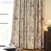 1PC LOZUJOJU French Retro Pink Peony Floral Curtains American Countryside Thick Curtains for Bedroom Living Room Window for Home Decor