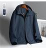 Men's Custom Windproof Waterproof Autumn Windbreaker with Logo Embroidery