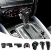 Car Emblem Gear Shift Knob Manual Gear Stick Head Shift Knob Cover Trim Sticker For 4IYEJ A3 2014-2018 A6L 2016-2018 A7 2015-2018