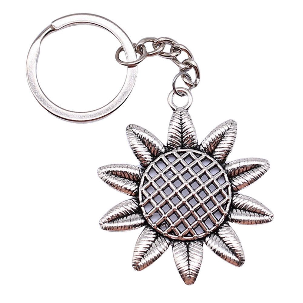 Flower of Life Symbol Sacred Geometry Keychain for Men Best Seller Boho Gift for Her Minimalist School Accessory