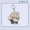 Acrylic Keychain Women Bai Xian Yun Yan Cute Anime Character Key Chain Man BL Couple Keyring Pendant Jewelry