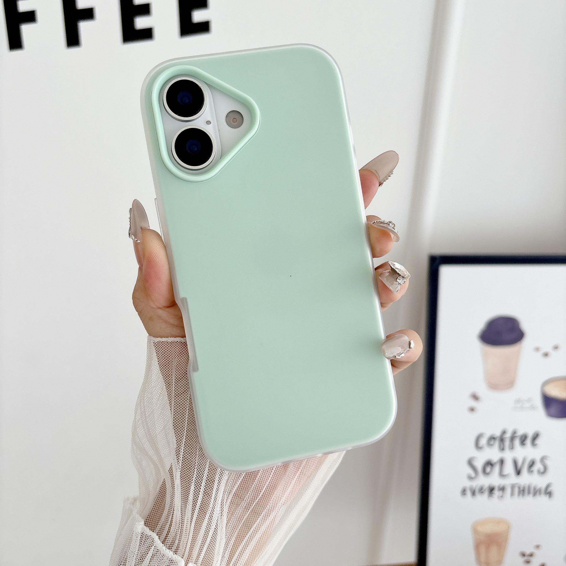 

For Apple 17Promax Candy Color Mobile Phone Case for IPhone16 All-inclusive Anti-fall Two-in-one Jelly Silicone Case For iPhone11Max