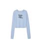 REST&RECREATION Raglan Long Sleeve Knit - Sky Blue