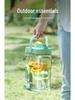 Large-Capacity Summer Flower Teapot with Faucet - Outdoor Cold Water Jug