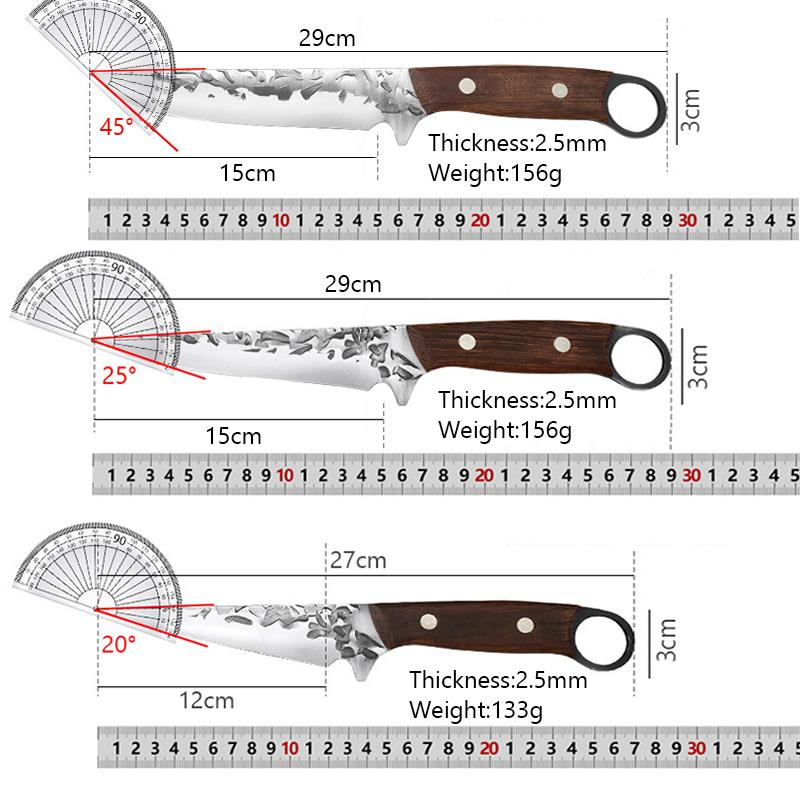 Forging Knife Kitchen Boning Knife Fishing Barbecue Cutting Meat Fish Vegetable Cutter Butcher Knife