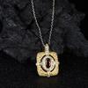 Niche Personalized Design Colored Treasure Necklace Women'S S925 Sterling Silver Natural Garnet Gemstone Pendant Light Luxury High Sense