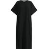 SHop   Women Ruffle Pleated Daily Easywear H Line sHort Sleeve Long Dress Pink  
