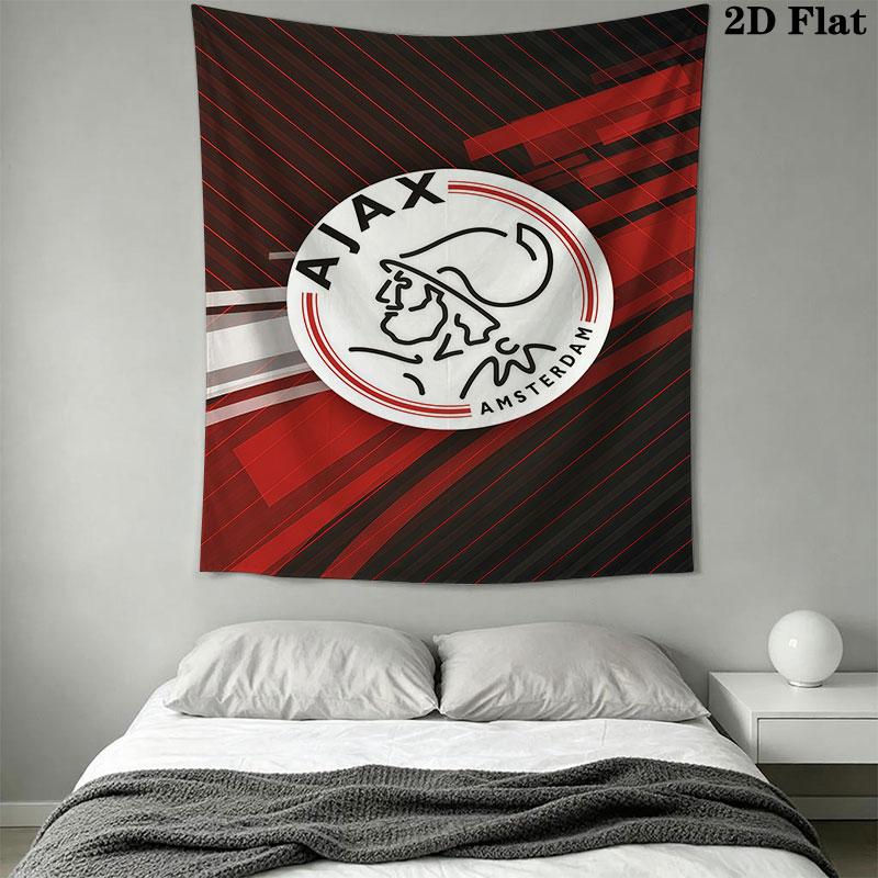 AFC Ajax Poster Wall Hanging Printed Fabric Blanket Decorative Tapestries for Bedroom Living Room Home Decor