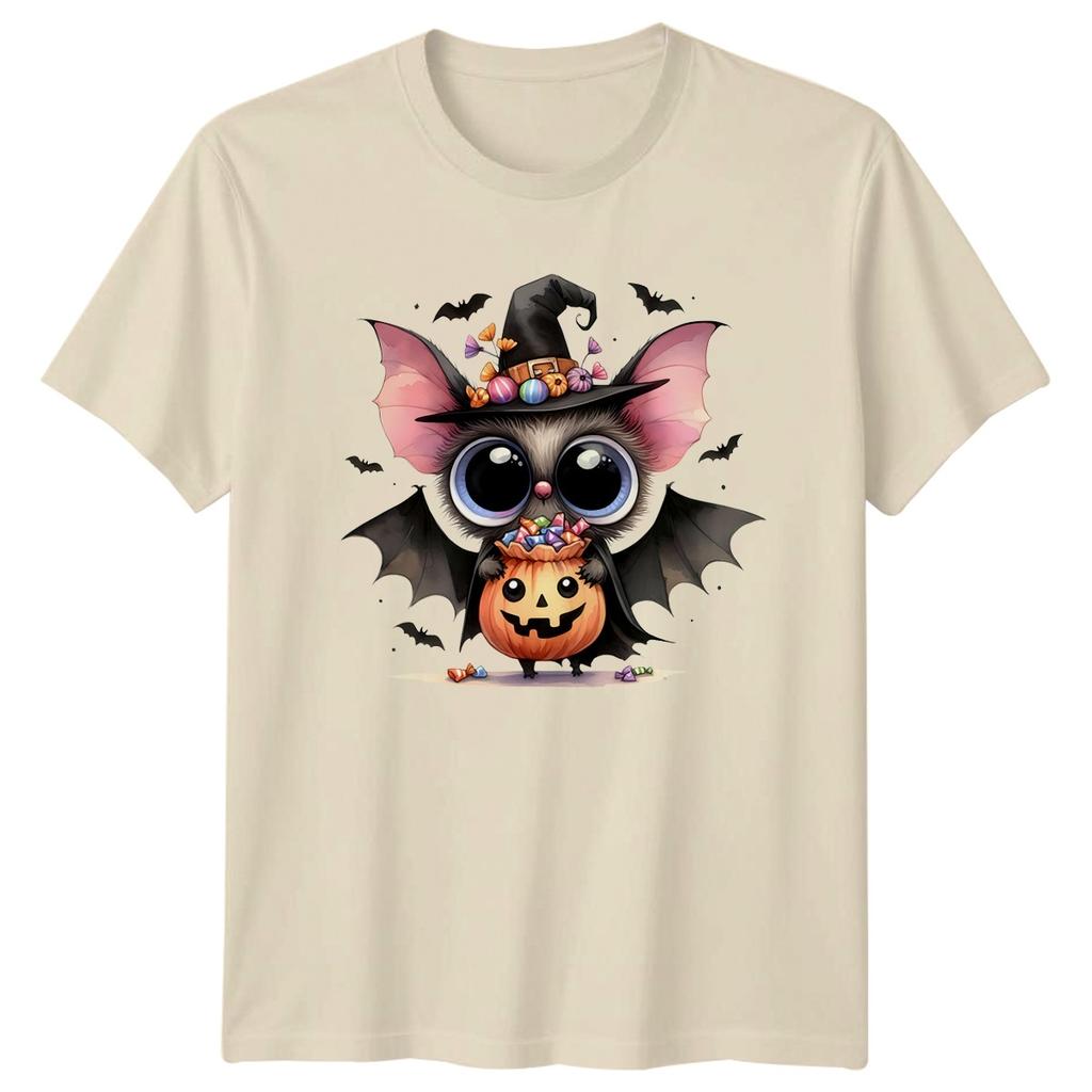 Cute Bat Halloween Trick Or Treat Holidays Unisexs TShirt Unisexs Tee Graphic Top