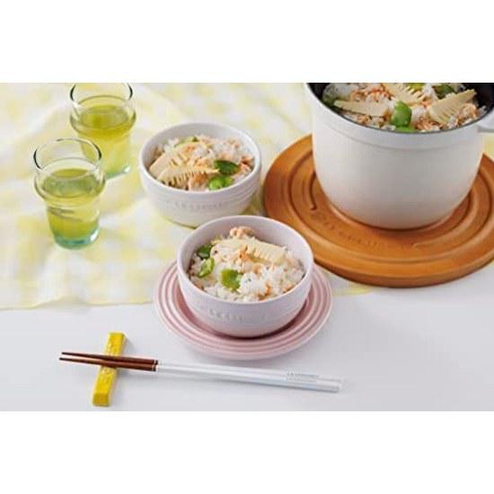 Le Creuset rice bowl 330ml rose quartz heat-resistant cold-resistant microwave oven dishwasher safe
