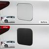 Rear Bright Carbon Fiber Car Side Fuel Tank  Sticker For Infiniti Q50 Q60 18 19
