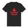BLUE LINES Logo Print T-SHIRT Massive Attack Band Print T-Shirts Kurzarm Baumwolle Damen T-Shirts Grafisches Merch Lässiges Unisex Oberteil
