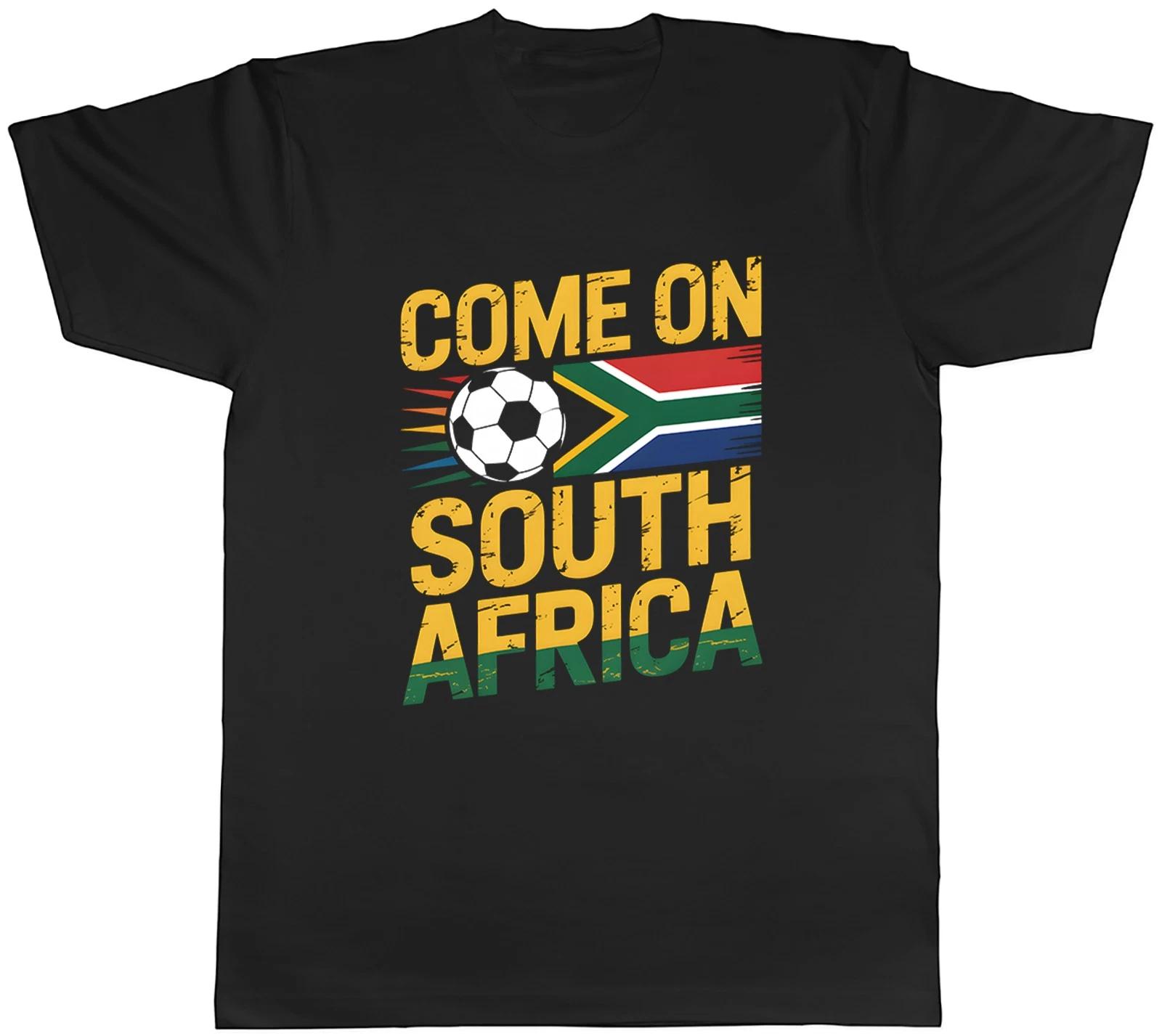 Come on South Africa Supporter Football Fan Mens T-Shirt Tee Gift Top S