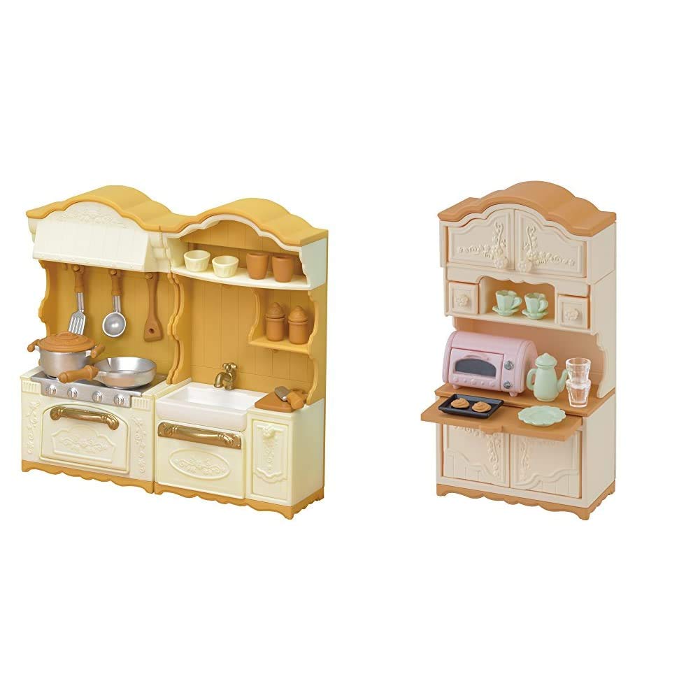 Sylvanian Families Furniture Kitchen StoveSink Set C-420 CupboardToaster C-419Set Purchase