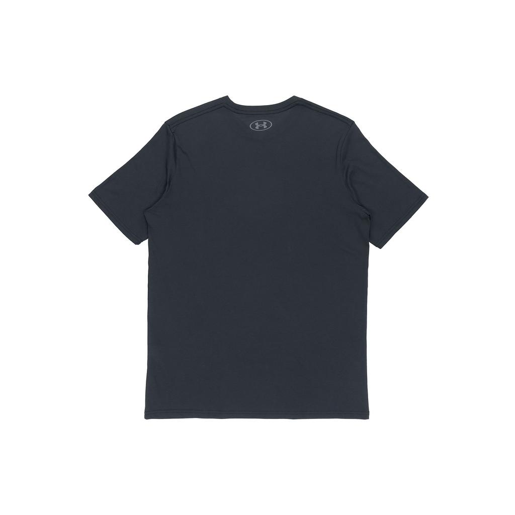 Under Armour Casual Stretch Printed Straight T-Shirt Men Tops Black 1329582-004