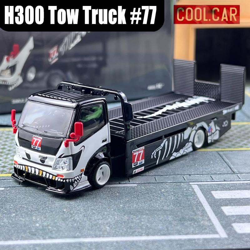 

Cool Car CC 1/64 in Stock H300 Tow Truck #77 Alloy Car Static Die Cast Vehicles Collection Model Car Toy