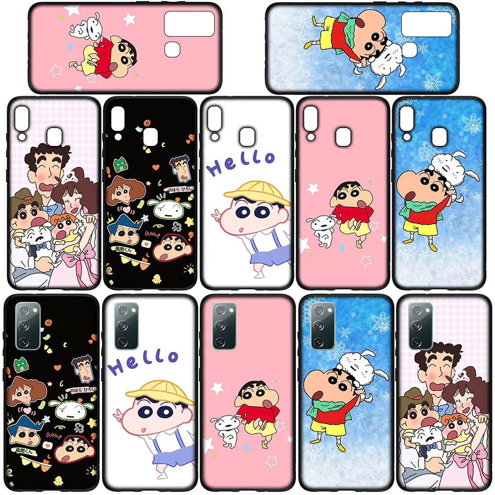 Cover for iPhone 16 15 Xiaomi Redmi Note 14 13 12 11 Pro Max X 8 16e Samsung Galaxy S25 S24 S23 Moto OPPO Huawei Comics Shin Chan Shinchan Phone Case