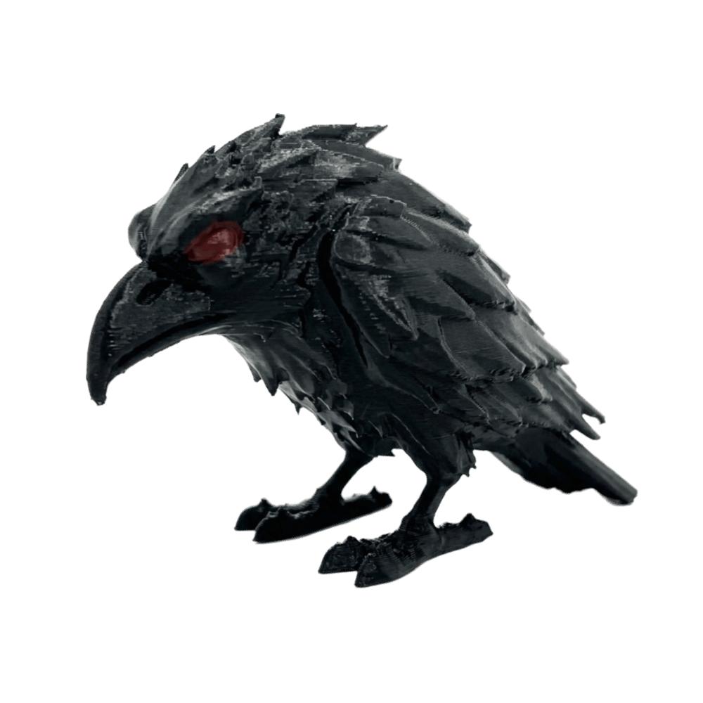 Dark Themed Crow Ornaments Gothic Style Desktop Ornaments Gothic Lovers Gift чёрный