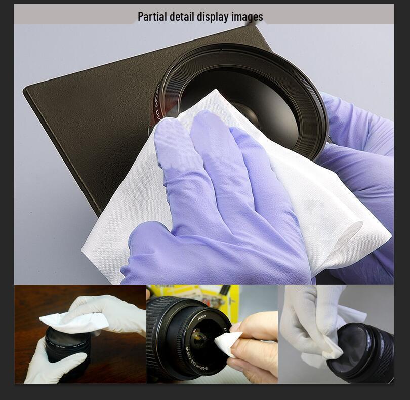 Ultra-Fine Industrial Screen and Instrument Cleaning Cloth, 9"x9" and 6"x6", Dust-Removal Wipes.