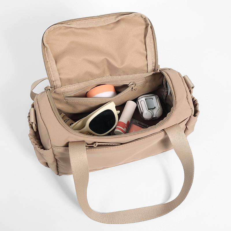 Large Capacity Shoulder Bag Solid Color Crossbody Bag