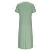 Women's Fashion Casual Solid Color V Neck Short Sleeve Dress