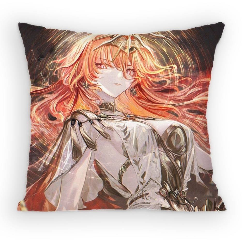 Open world Game Wuthering Waves Augusta Pillow Case Sofa Living Room for Bedroom car Headboard Cushion Square Cushion Nap Time